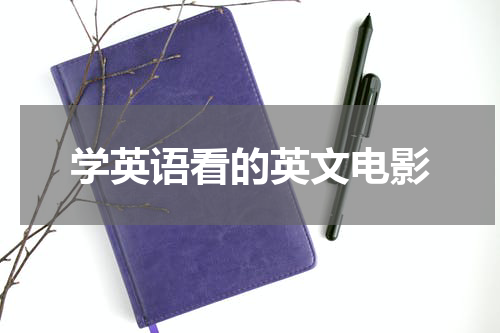学英语看的英文电影