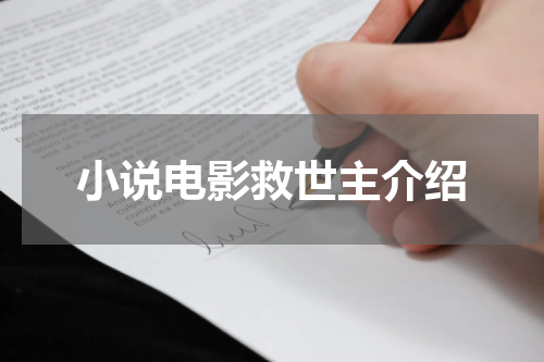 小说电影救世主介绍