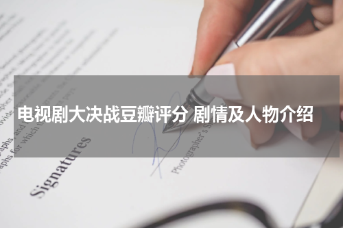 电视剧大决战豆瓣评分 剧情及人物介绍