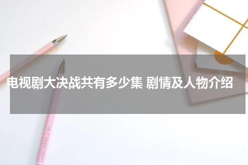 电视剧大决战共有多少集 剧情及人物介绍