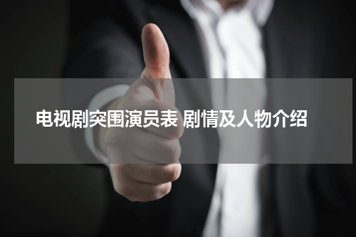电视剧突围演员表 剧情及人物介绍