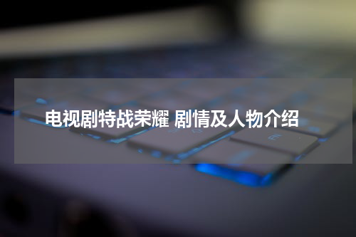 电视剧特战荣耀 剧情及人物介绍