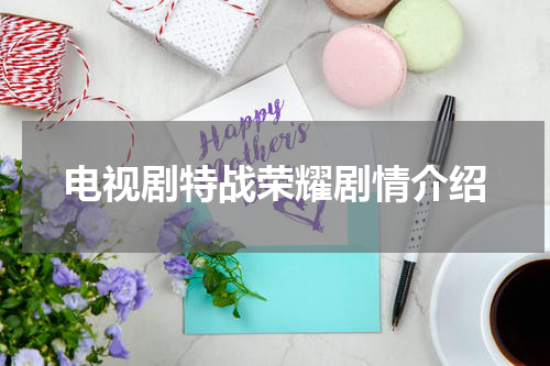 电视剧特战荣耀剧情介绍