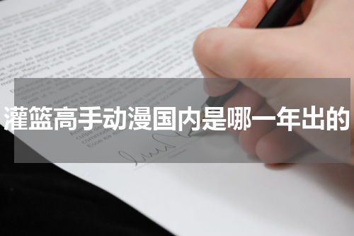 灌篮高手动漫国内是哪一年出的