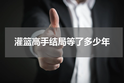 灌篮高手结局等了多少年