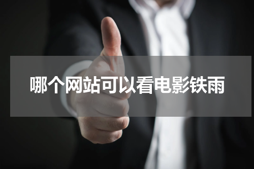 哪个网站可以看电影铁雨