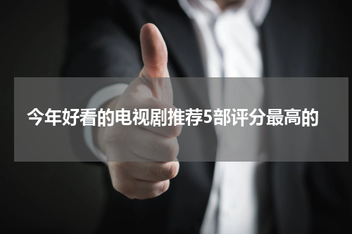 今年好看的电视剧推荐5部评分最高的