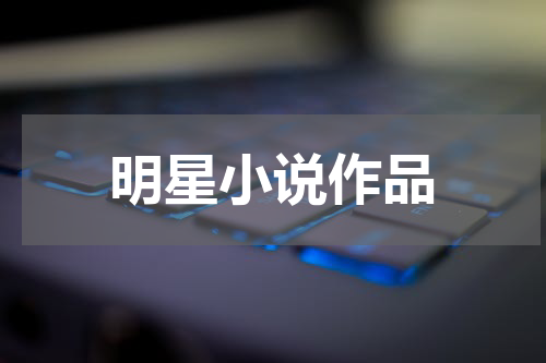 明星小说作品