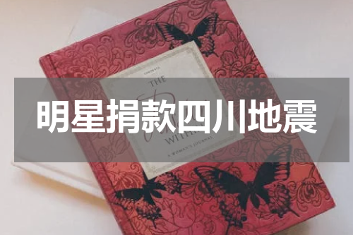 明星捐款四川地震