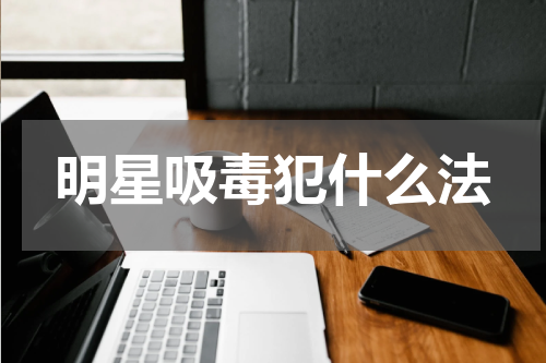 明星吸毒犯什么法