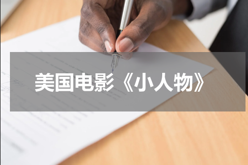 美国电影《小人物》