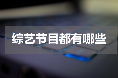 综艺节目都有哪些