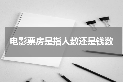 电影票房是指人数还是钱数