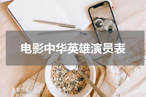 电影中华英雄演员表