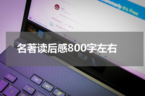 名著读后感800字左右