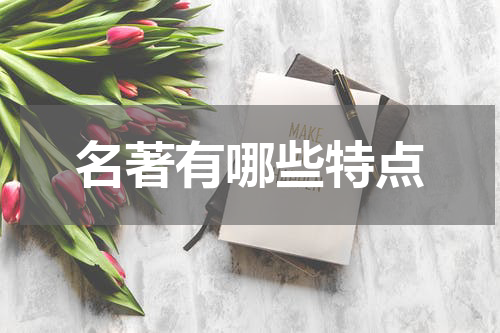 名著有哪些特点