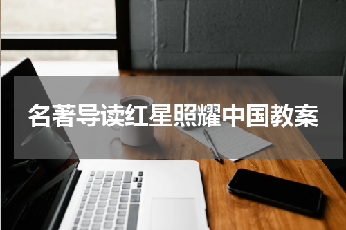 名著导读红星照耀中国教案