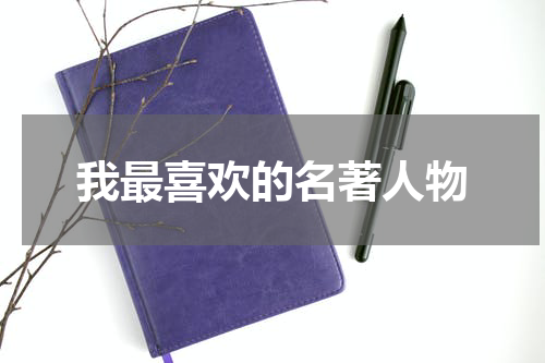 我最喜欢的名著人物