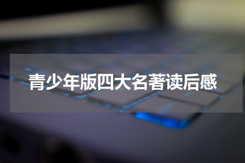 青少年版四大名著读后感