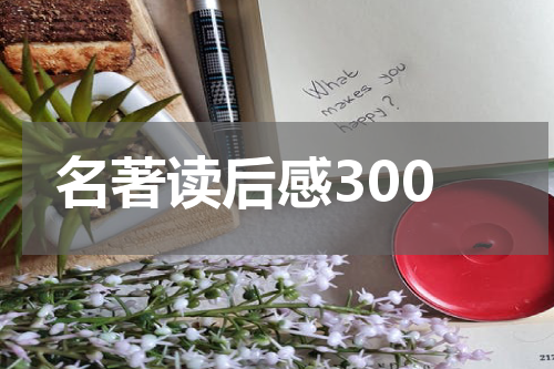 名著读后感300