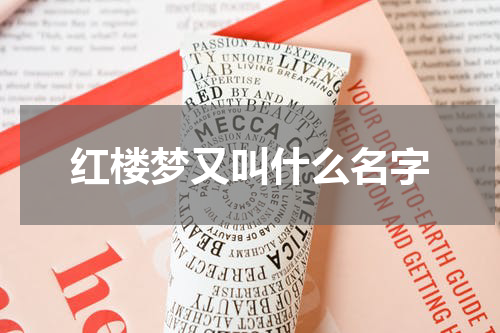 红楼梦又叫什么名字