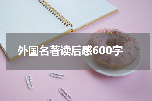 外国名著读后感600字