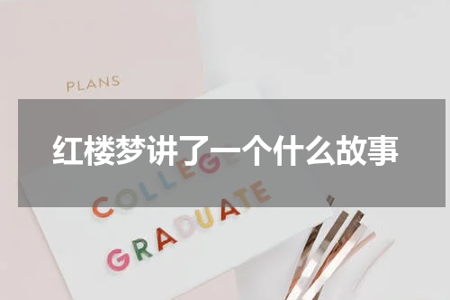 红楼梦讲了一个什么故事