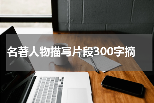 名著人物描写片段300字摘