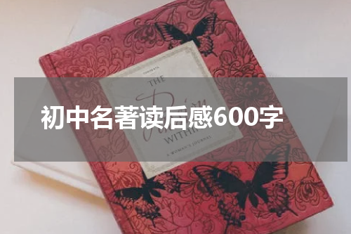 初中名著读后感600字