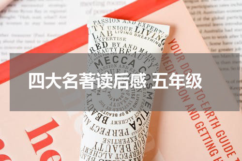四大名著读后感 五年级