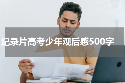 纪录片高考少年观后感500字