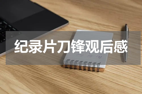 纪录片刀锋观后感