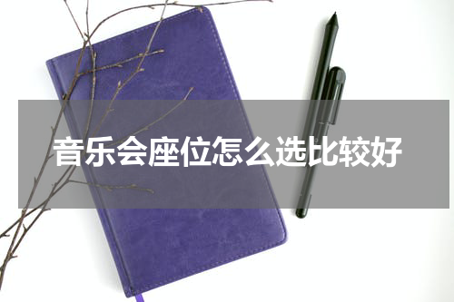 音乐会座位怎么选比较好