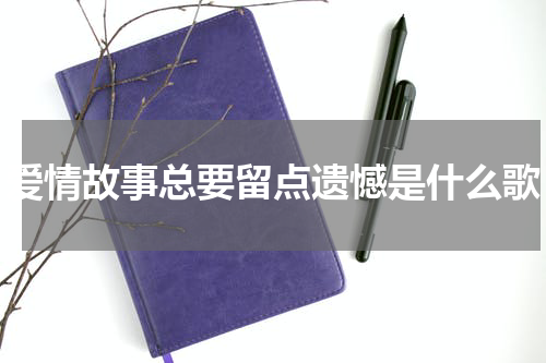 爱情故事总要留点遗憾是什么歌