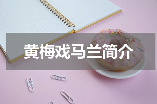 黄梅戏马兰简介