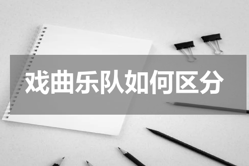 戏曲乐队如何区分