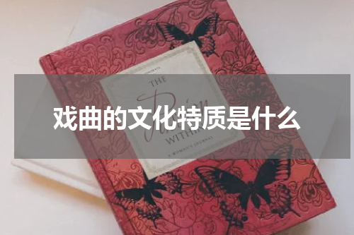 戏曲的文化特质是什么