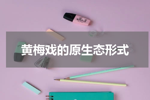 黄梅戏的原生态形式