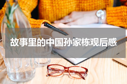 故事里的中国孙家栋观后感