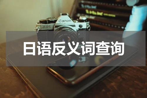 日语反义词查询