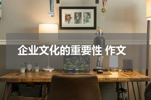 企业文化的重要性 作文