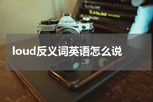 loud反义词英语怎么说