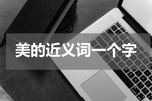 美的近义词一个字