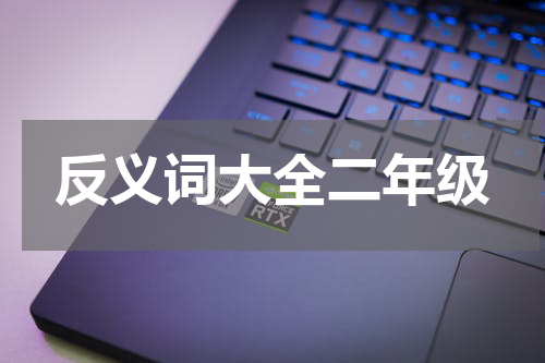 反义词大全二年级