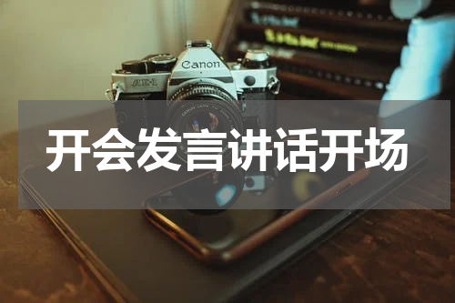 开会发言讲话开场