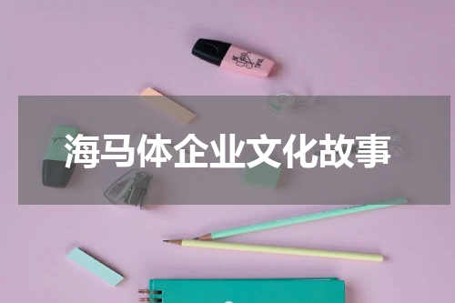 海马体企业文化故事