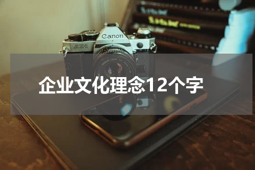 企业文化理念12个字