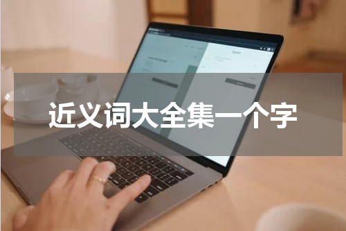 近义词大全集一个字