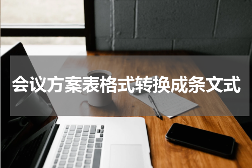 会议方案表格式转换成条文式