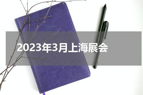 2023年3月上海展会
